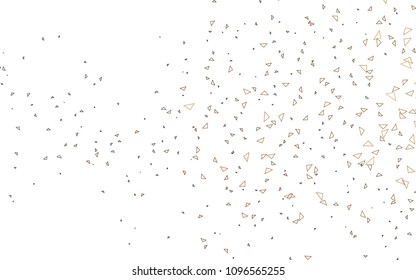 Light Black vector geometric simple minimalistic background, which consist of triangles on white background. Triangular pattern with gradient for your business design. 