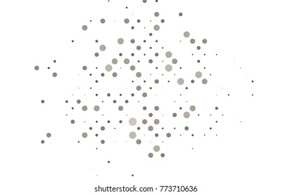 Light Black vector illustration which consist of circles. Dotted gradient design for your business. Creative geometric background in halftone style with colored spots.