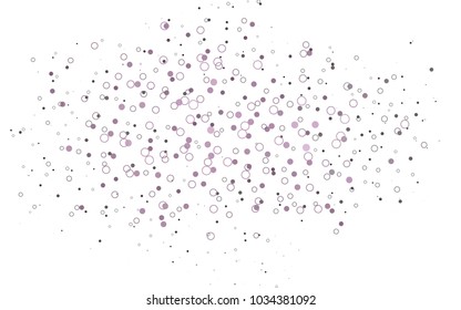 Light Black vector  layout with circle shapes. Abstract illustration with colored bubbles in nature style. The pattern can be used for aqua ad, booklets.