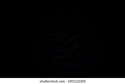 Light Black vector  layout with circle shapes. Glitter abstract illustration with blurred drops of rain. New design for ad, poster, banner of your website.