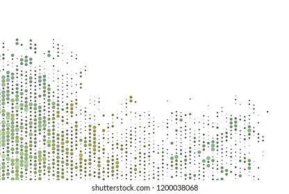 Light Black vector layout with circle shapes. Blurred decorative design in abstract style with bubbles. Pattern for beautiful websites.