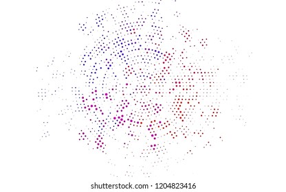 Light Black vector layout with circle shapes. Blurred decorative design in abstract style with bubbles. Pattern of water, rain drops.