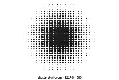 Light Black vector layout with circle shapes. Glitter abstract illustration with blurred drops of rain. Pattern for ads, booklets.