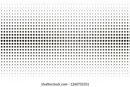 Light Black vector layout with circle shapes. Blurred bubbles on abstract background with colorful gradient. Design for business adverts.