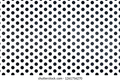 Light Black vector layout with circle shapes. Blurred bubbles on abstract background with colorful gradient. Pattern of water, rain drops.