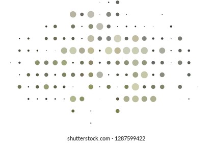 Light Black vector layout with circle shapes. Blurred bubbles on abstract background with colorful gradient. Pattern for beautiful websites.