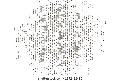 Light Black vector layout with circle shapes. Modern abstract illustration with colorful water drops. Template for your brand book.