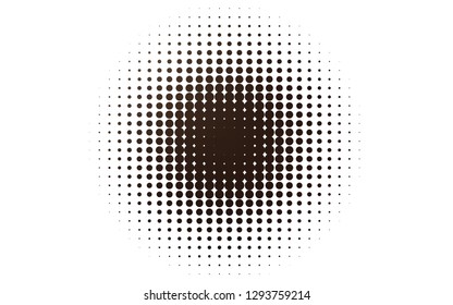 Light Black vector layout with circle shapes. Illustration with set of shining colorful abstract circles. Pattern for beautiful websites.