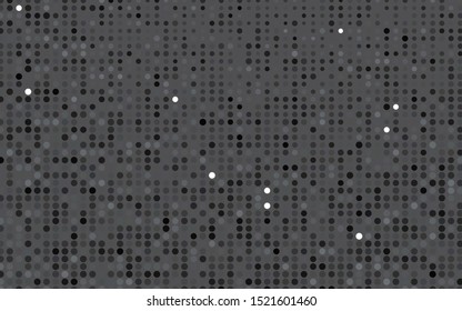 Light Black vector layout with circle shapes. Modern abstract illustration with colorful water drops. Pattern for ads, booklets.