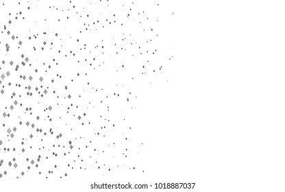 Light Black vector modern geometrical background. Abstract template. Geometric pattern in square style with gradient.