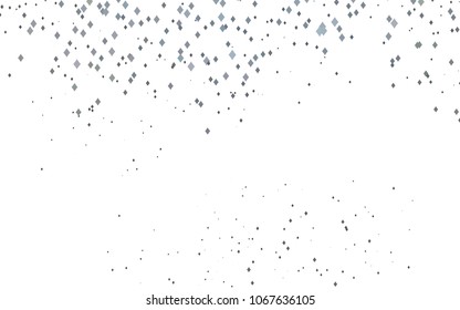 Light Black vector modern geometrical background. Abstract template. Geometric pattern in square style with gradient.
