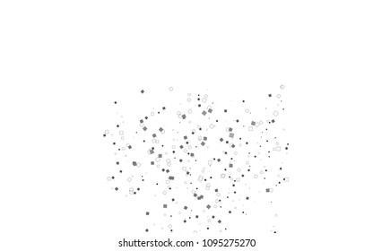 Light Black vector modern geometrical background. Abstract template. Geometric pattern in square style with gradient.