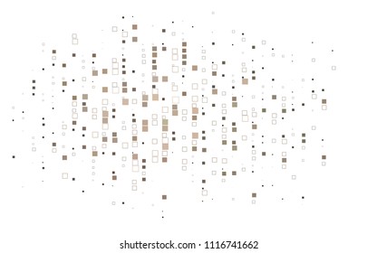 Light Black vector pattern. Brand-new rectangular template. Shining geometric sample. Repeating theme with rectangular shapes. Texture for your design.