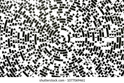 Light Black vector pattern with bubble shapes. An elegant bright illustration with gradient. A completely new template for your business design.