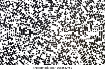 Light Black vector pattern with lamp shapes. Brand-new colored illustration in marble style with gradient. A completely new marble design for your business.