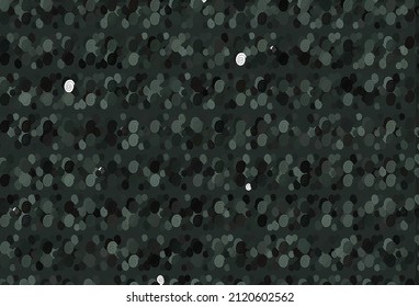 Light Black vector pattern with lines, ovals. Geometric illustration in marble style with gradient.  The template for cell phone backgrounds.