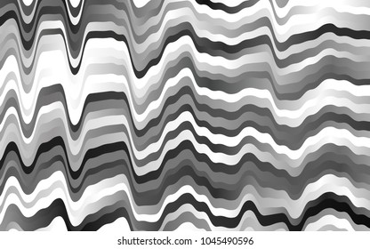 Light Black vector pattern with liquid shapes. A completely new color illustration in marble style. A completely new template for your business design.