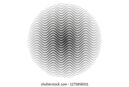Light Black vector pattern with narrow lines. Lines on blurred abstract background with gradient. Pattern for ads, posters, banners.