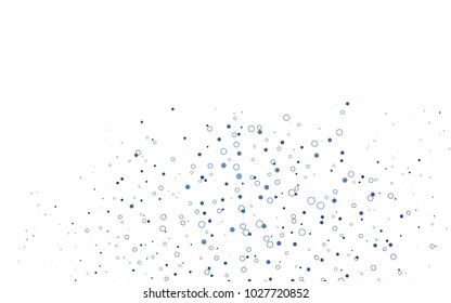 Light Black vector  pattern with spheres. Modern abstract illustration with colorful water drops. The pattern can be used for aqua ad, booklets.
