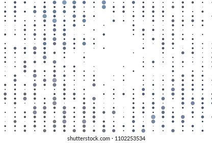 Light Black vector  pattern with spheres. Glitter abstract illustration with blurred drops of rain. The pattern can be used for beautiful websites.