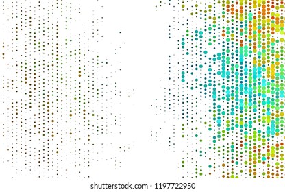 Light Black vector pattern with spheres. Beautiful colored illustration with blurred circles in nature style. Pattern for ads, booklets.