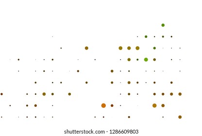 Light Black vector pattern with spheres. Beautiful colored illustration with blurred circles in nature style. Design for posters, banners.