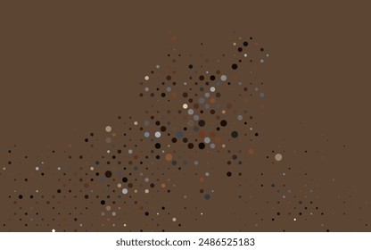 Light Black vector pattern with spheres. Modern abstract illustration with colorful water drops. Design for posters, banners.