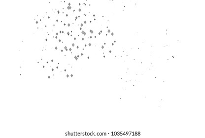 Light Black vector polygonal illustration, which consist of rectangles. Rectangular pattern for your business design. Geometric background in Origami style with gradient. 