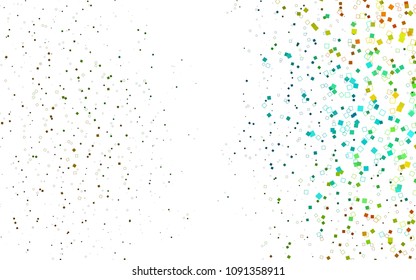 Light Black vector polygonal illustration consisting of rectangles. Rectangular design for your business. Creative geometric background in origami style with gradient.