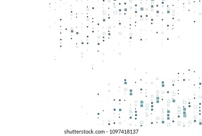 Light Black vector polygonal illustration consisting of rectangles. Rectangular design for your business. Creative geometric background in origami style with gradient.