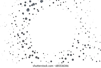 Light Black vector red banner with set of circles, dots. Donuts Background. Creative Design Template. Technological halftone illustration.