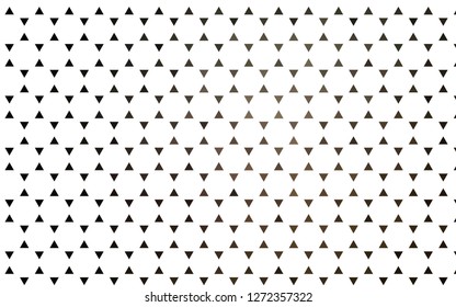 Light Black vector seamless cover in polygonal style. Glitter abstract illustration with triangular shapes. Pattern for trendy fabric, wallpapers.
