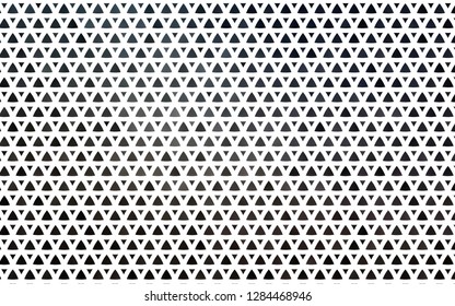 Light Black vector seamless cover in polygonal style. Abstract gradient illustration with triangles. Trendy design for wallpaper, fabric makers.