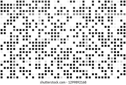 Light Black vector seamless cover in polygonal style. Abstract gradient illustration with rectangles. Trendy design for wallpaper, fabric makers.