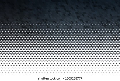 Light Black vector seamless cover in polygonal style. Modern abstract illustration with colorful triangles. Pattern for design of window blinds, curtains.
