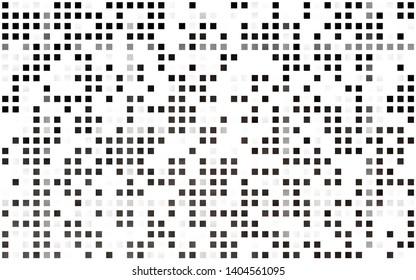 Light Black vector seamless cover in polygonal style. Beautiful illustration with rectangles and squares. Design for textile, fabric, wallpapers.