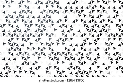 Light Black vector seamless layout with lines, triangles. Modern abstract illustration with colorful triangles. Trendy design for wallpaper, fabric makers.