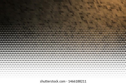 Light Black vector seamless template with crystals, triangles. Beautiful illustration with triangles in nature style. Trendy design for wallpaper, fabric makers.