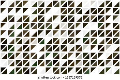 Light Black vector seamless template with crystals, triangles. Abstract gradient illustration with triangles. Pattern for design of fabric, wallpapers.