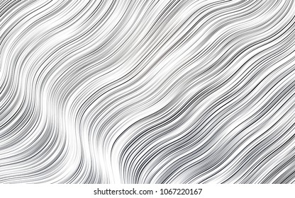 Light Black vector template with bubble shapes. Shining illustration, which consist of blurred lines, circles. Marble style for your business design.