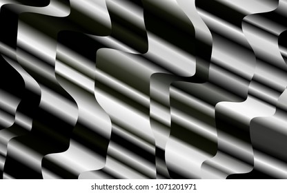 Light Black vector template with bubble shapes. Creative geometric illustration in marble style with gradient. Brand-new design for your ads, poster, banner.