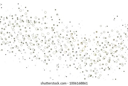 Light Black vector  template with circles. Illustration with set of shining colorful abstract circles. The pattern can be used for ads, leaflets of liquid.