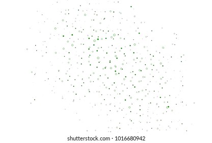 Light Black vector  template with circles. Modern abstract illustration with colorful water drops. Completely new template for your brand book.