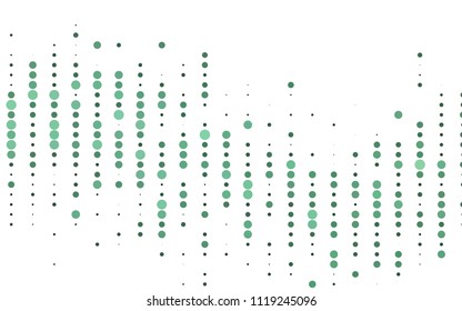 Light Black vector  template with circles. Glitter abstract illustration with blurred drops of rain. New design for ad, poster, banner of your website.