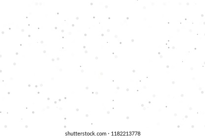 Light Black vector  template with circles. Blurred decorative design in abstract style with bubbles. The pattern can be used for aqua ad, booklets.