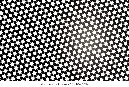 Light Black vector template with circles. Modern abstract illustration with colorful water drops. Design for posters, banners.