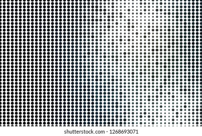 Light Black vector template with circles. Modern abstract illustration with colorful water drops. Pattern of water, rain drops.