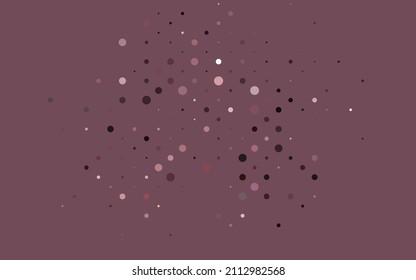 Light Black vector template with circles. Blurred bubbles on abstract background with colorful gradient. Pattern for ads, leaflets.