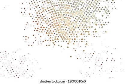 Light Black vector template with crystals, triangles. Beautiful illustration with triangles in nature style. Modern template for your landing page.