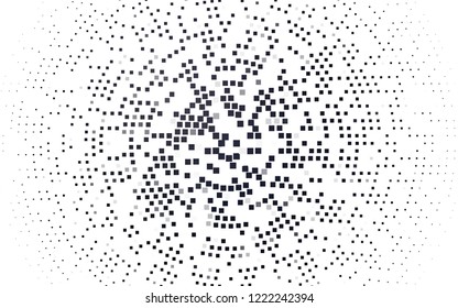 Light Black vector template with crystals, rectangles. Abstract gradient illustration with rectangles. Best design for your ad, poster, banner.